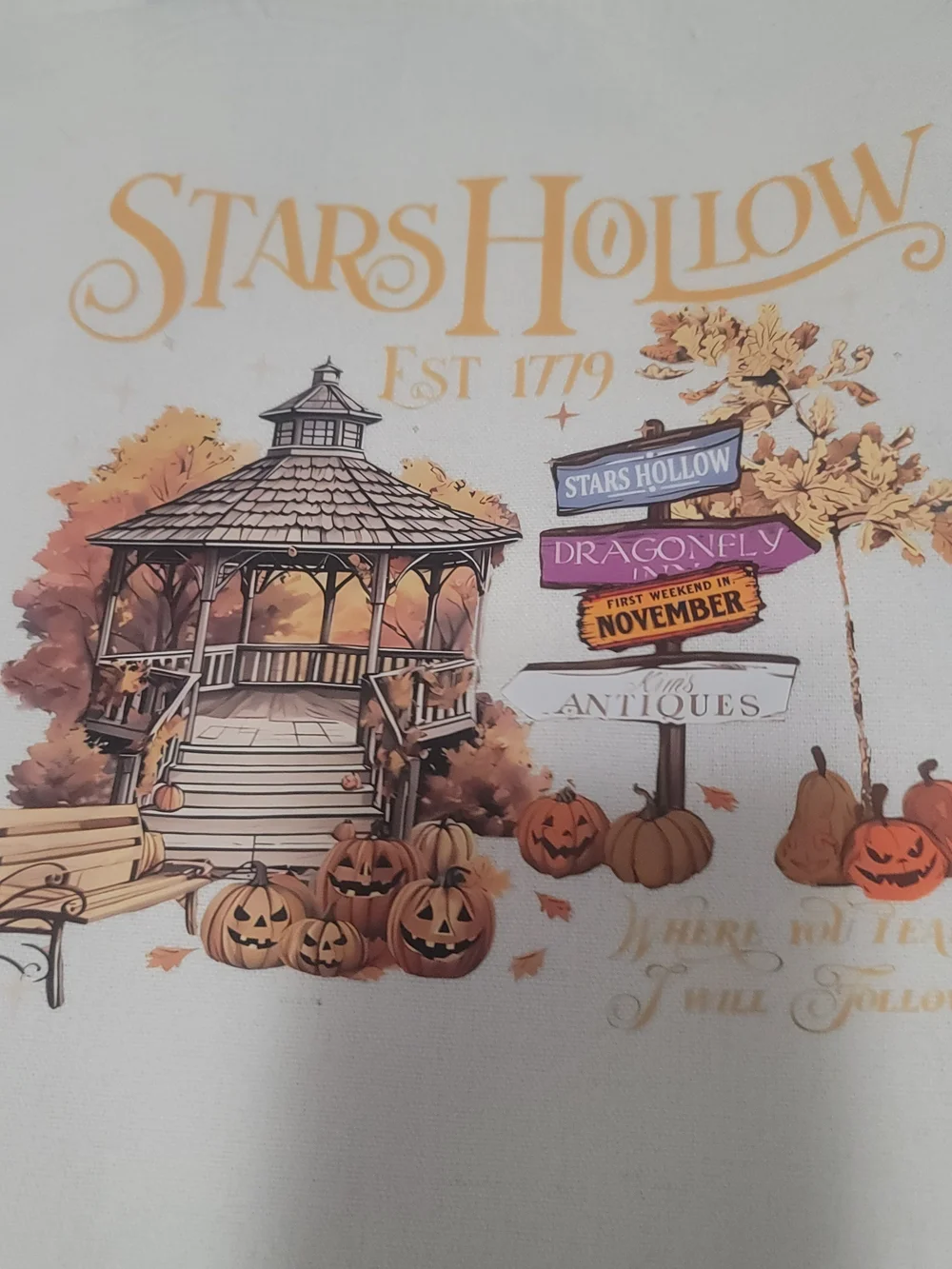 Stars Hollow Fall Festival Graphic T-Shirt & Tote Fall/ Halloween